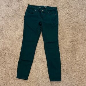 The Limited Teal Skinny Leg Jeans